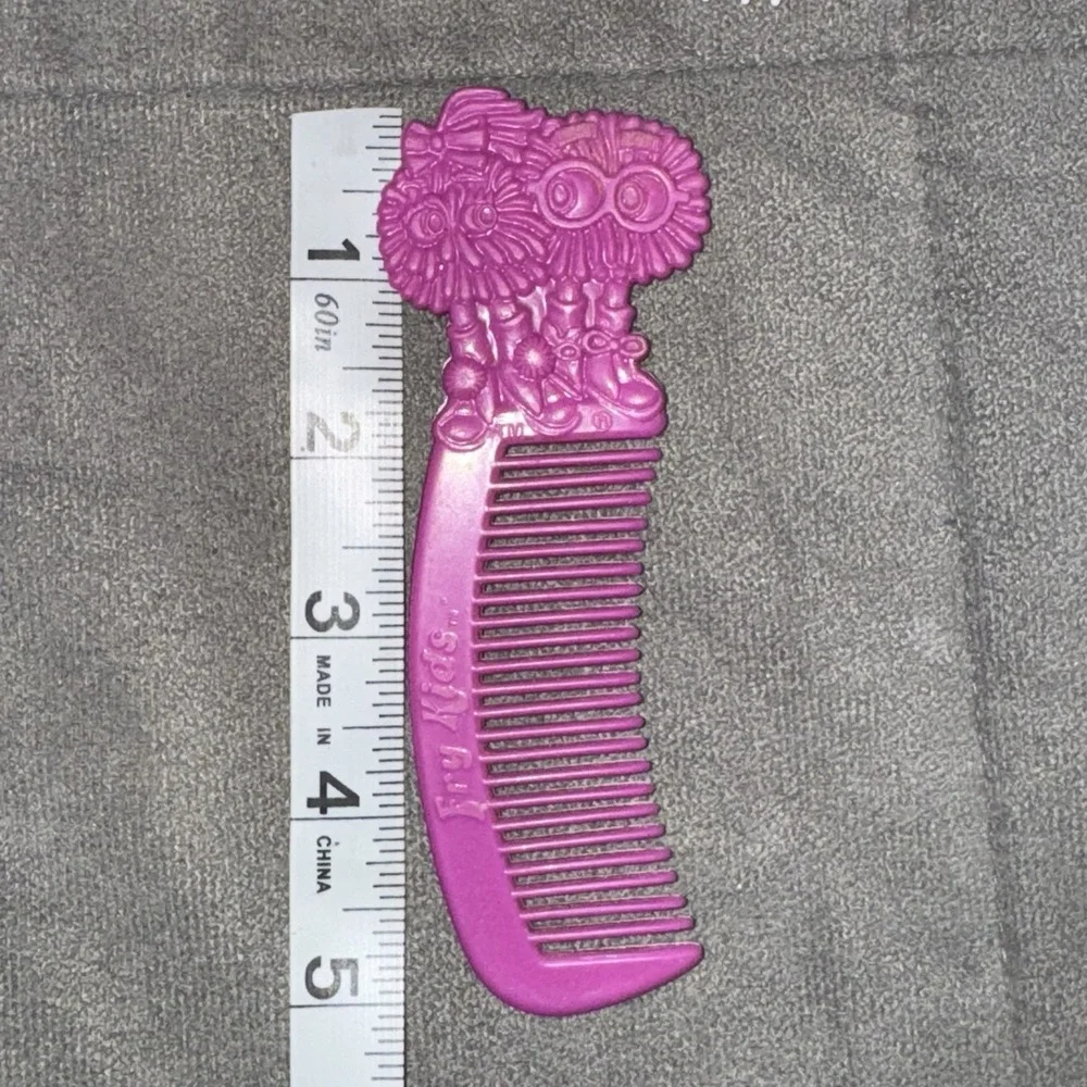 Vintage McDonald's Fry Kids Happy‎ Meal Hair Comb Pink/Purple 5
